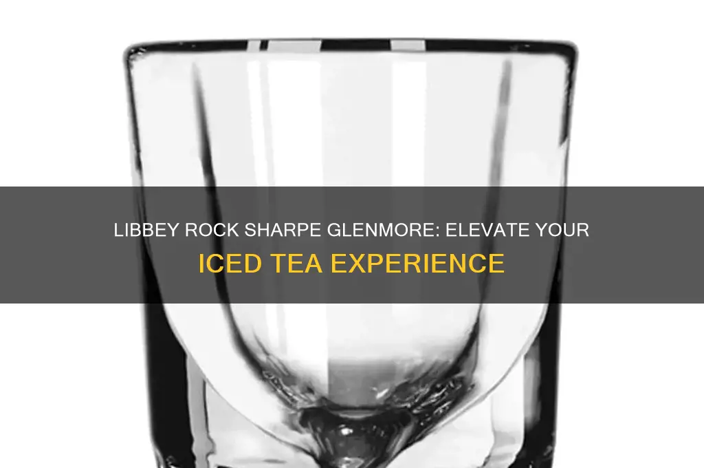 libbey rock sharpe glenmore iced tea glasses