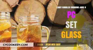 Libby Handled Drinking Jars: 8-Piece Glass Set for Stylish Sipping