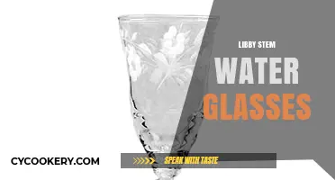 Elegant Libby Stem Water Glasses: Elevate Your Dining Experience