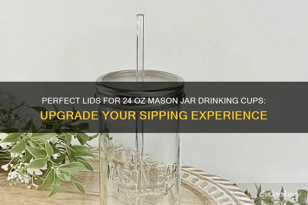 lids for 24 oz mason jar drinking cup