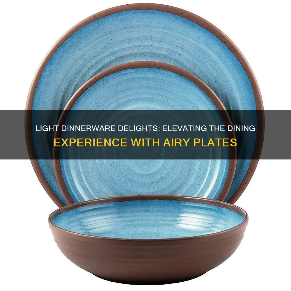 light dinner plates