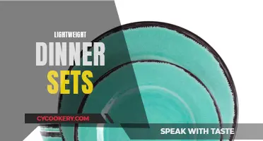 Light and Sturdy Dinnerware for Easy Dining