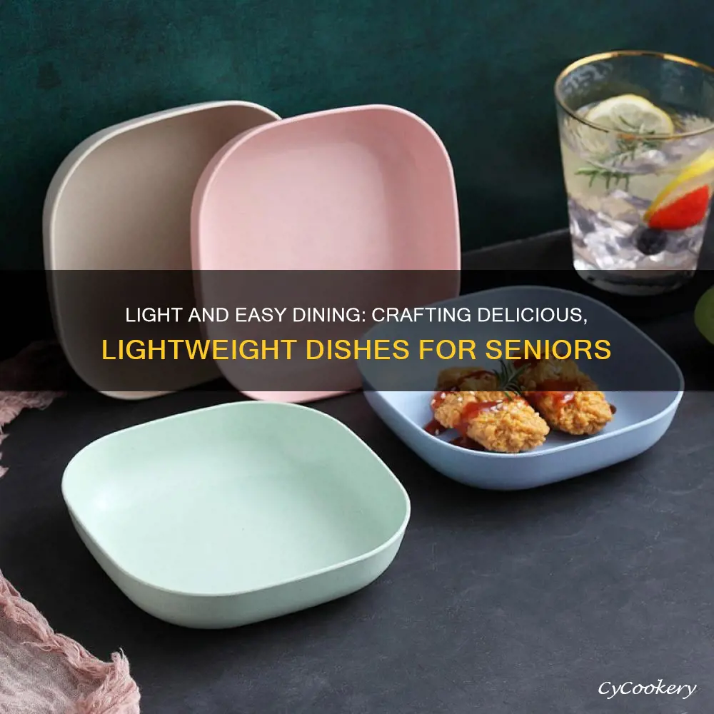 lightweight dishes for seniors