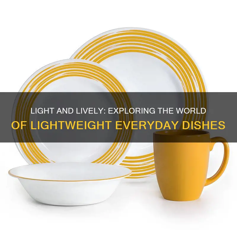 lightweight everyday dishes