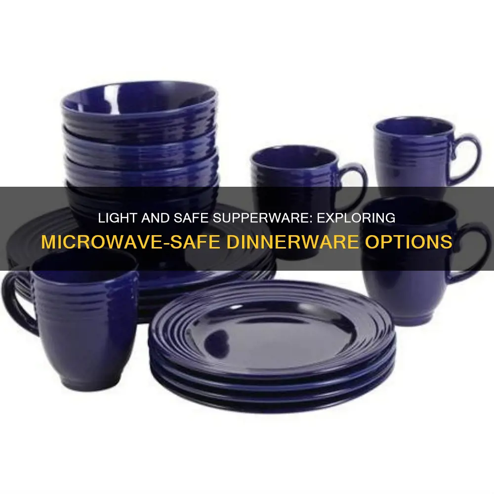 lightweight microwave safe dinnerware