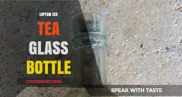 Refreshing Lipton Ice Tea in Classic Glass Bottle: A Perfect Sip