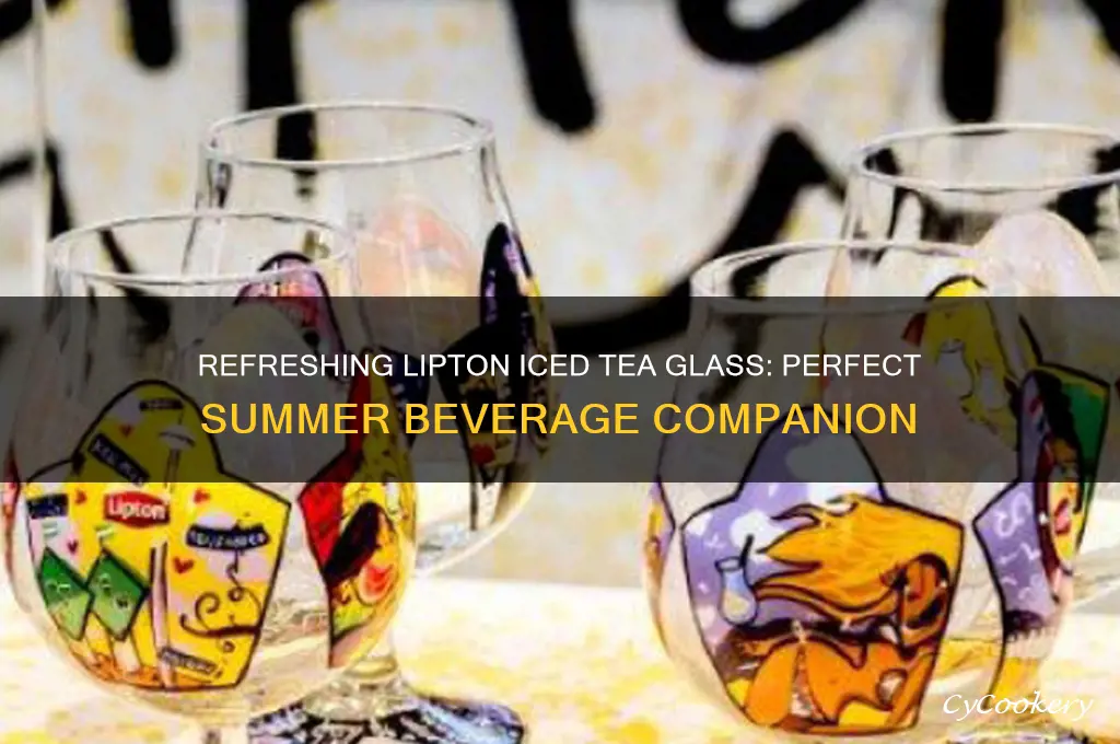 lipton iced tea glass