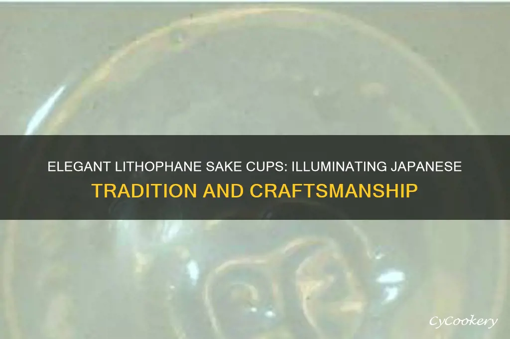 lithophane sake cups