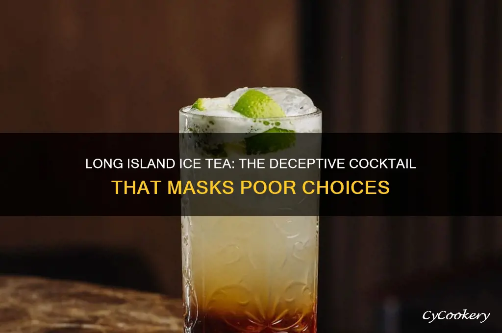 long island ice tea bad decision in a glass