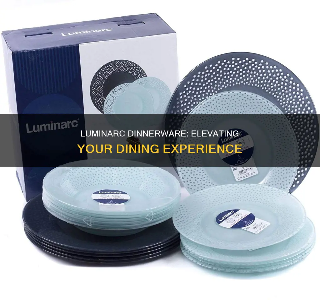 luminarc dinnerware set