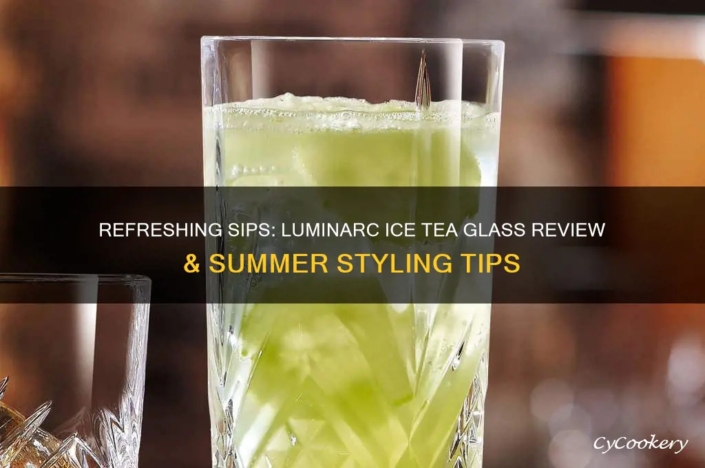 luminarc ice tea glass