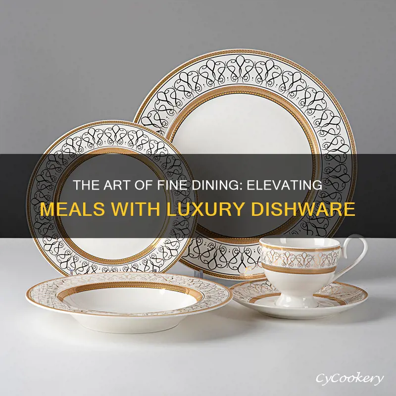 luxury dishware