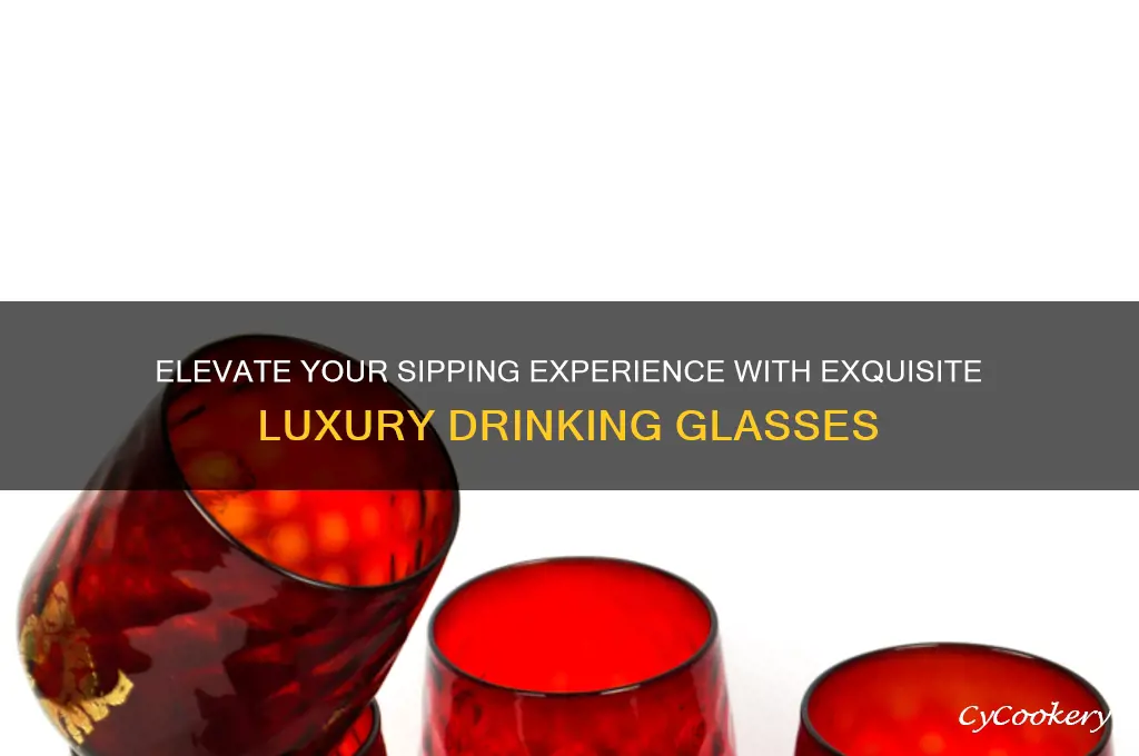 luxury drinking glasses