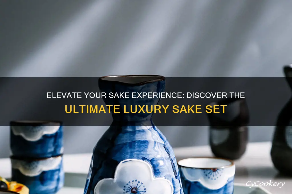 luxury sake set