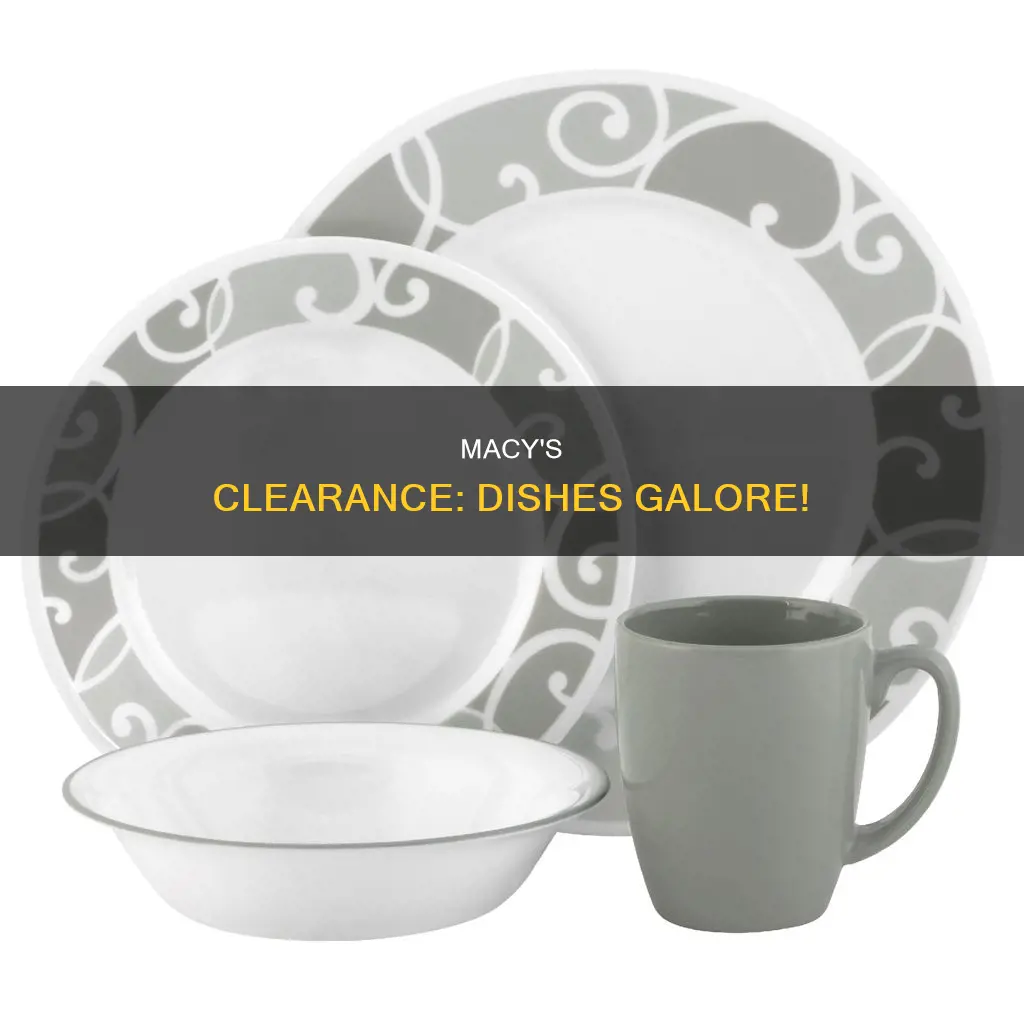 macys dishes clearance