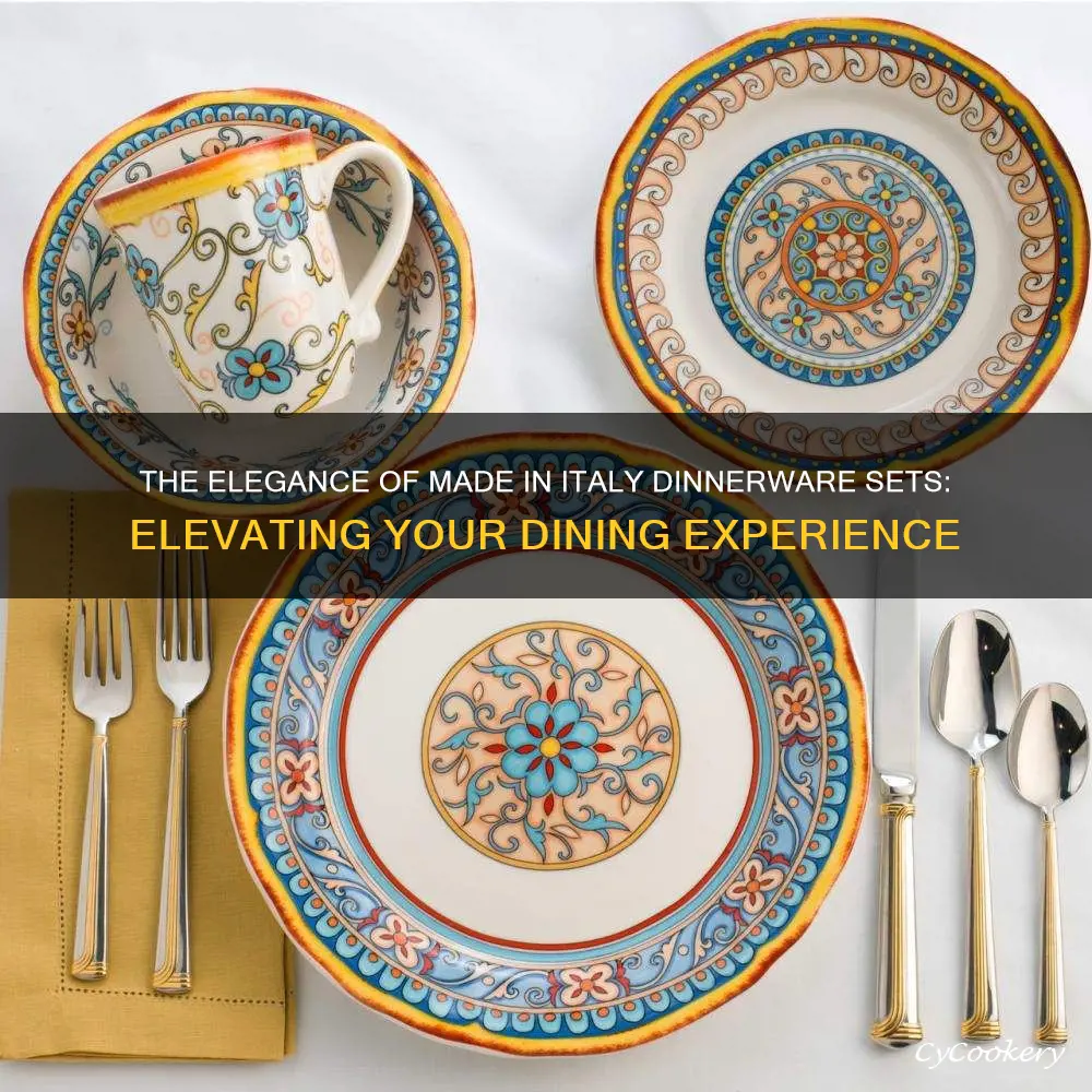 made in italy dinnerware sets