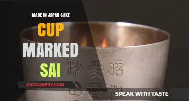 Authentic Japanese Sake Cup: Unveiling the Sai Marked Tradition