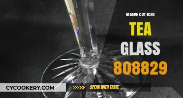 Maeve Cut Iced Tea Glass 808829: Elevate Your Summer Refreshments