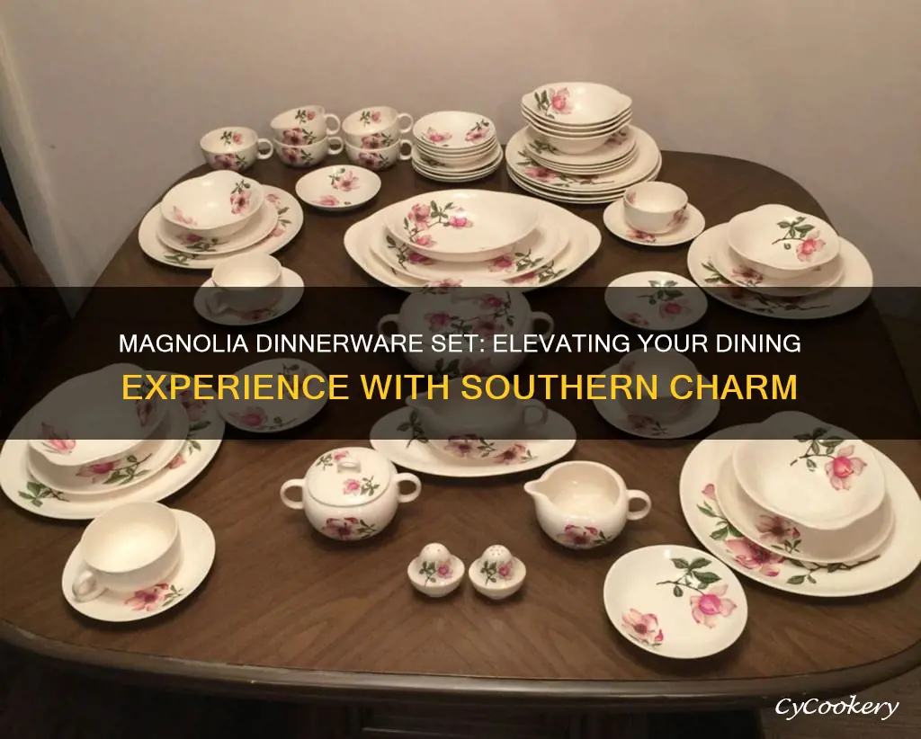 magnolia dinnerware set