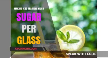 Perfectly Sweet Iced Tea: Sugar Measurements for Every Glass