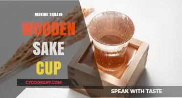 Crafting a Perfect Square Wooden Sake Cup: A DIY Guide