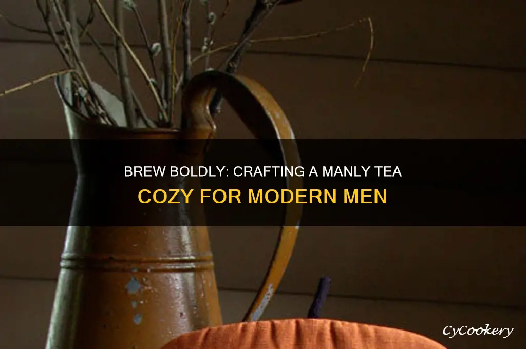 masculine tea cozy