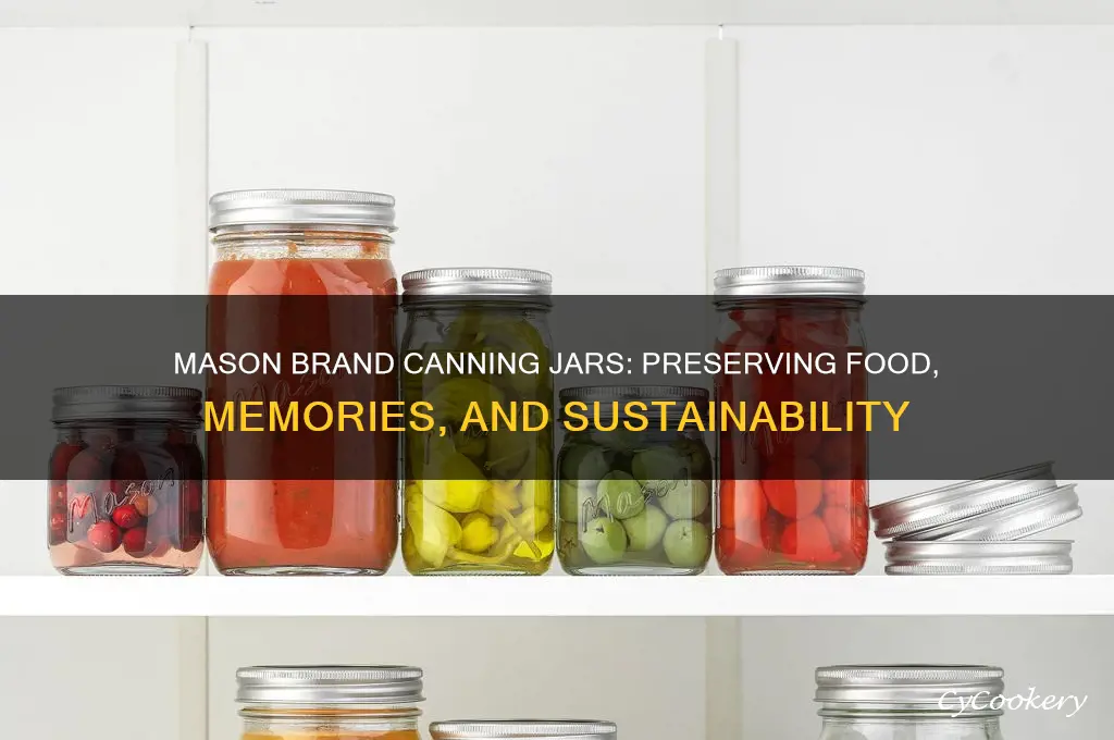 mason brand canning jars