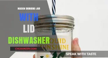 Dishwasher-Safe Mason Jar with Lid: Perfect for Everyday Drinking