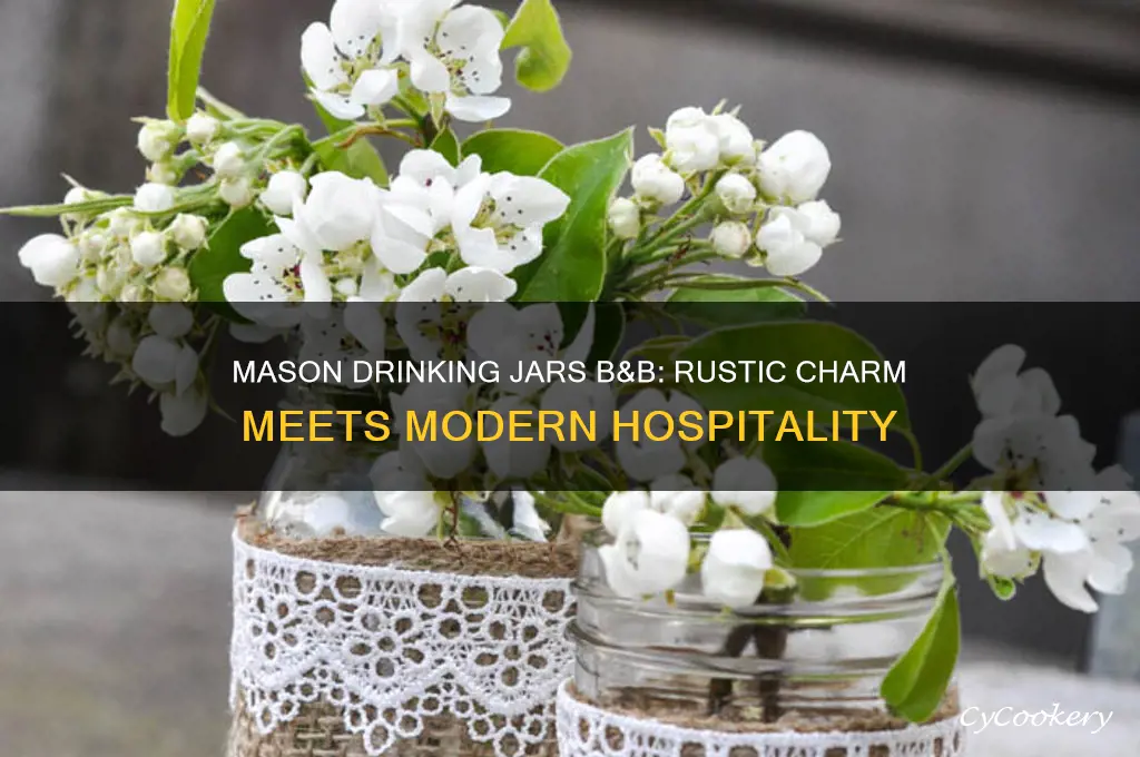 mason drinking jars b&amp