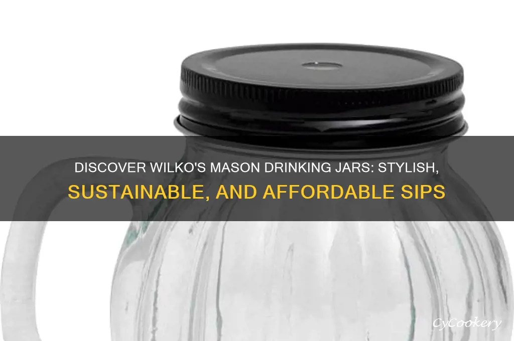 mason drinking jars wilko