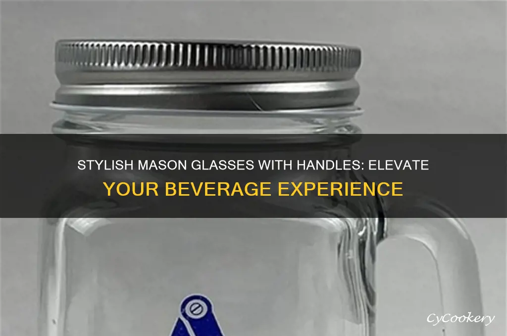 mason glasses with handles