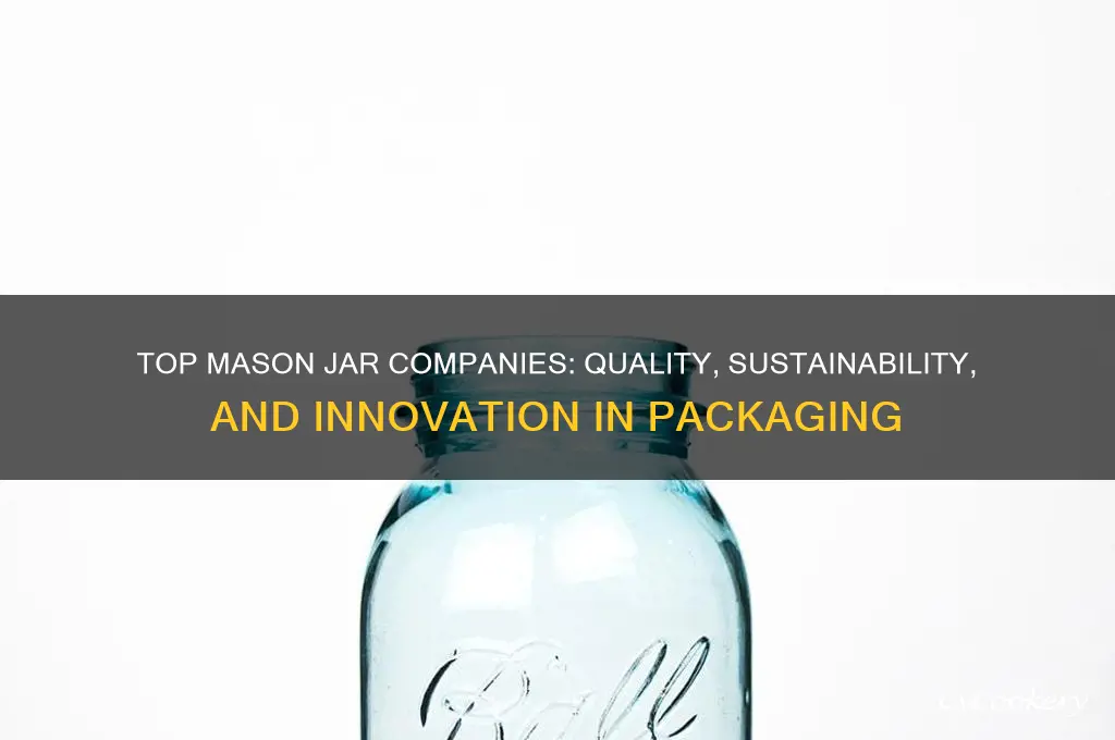 mason jar companies