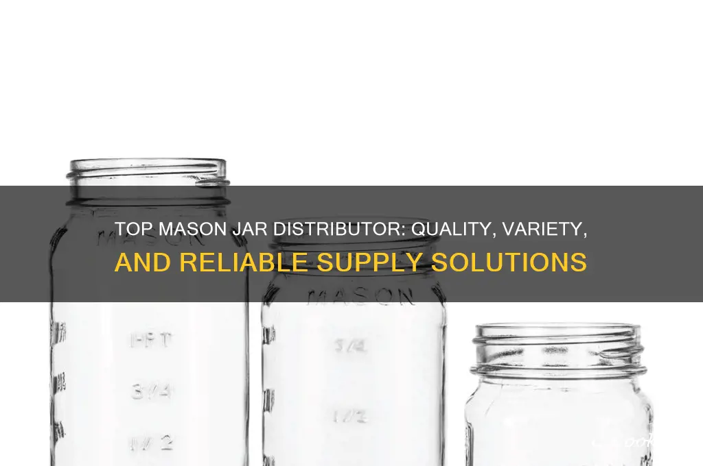 mason jar distributor