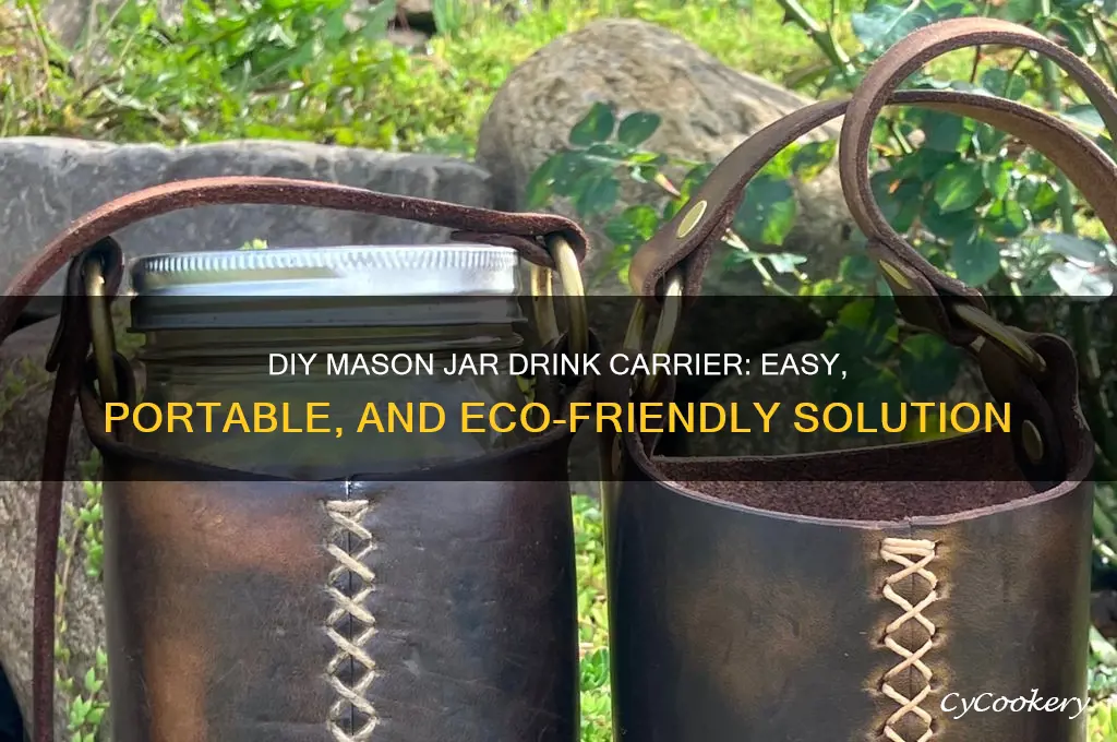 mason jar drink carrier