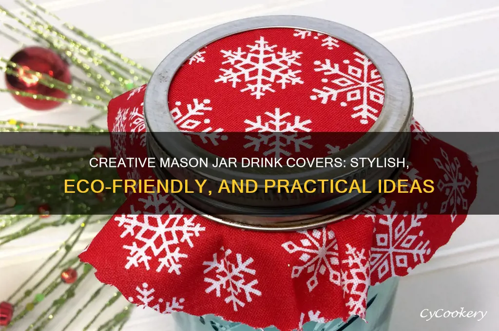 mason jar drink covers