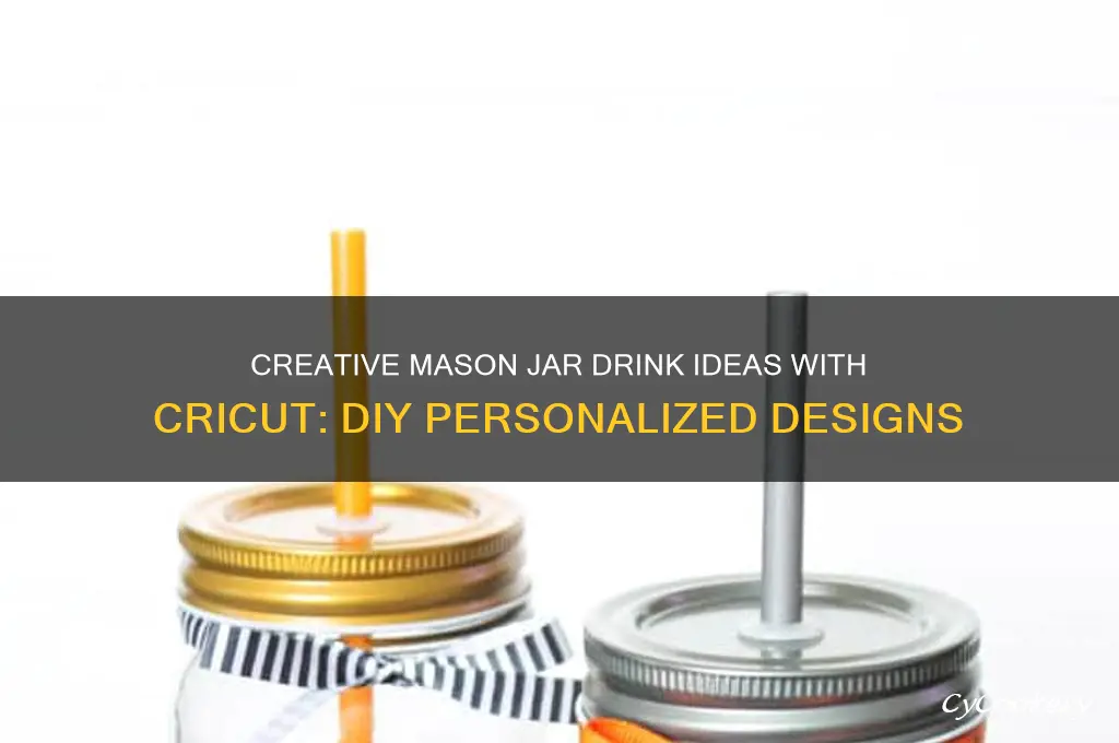 mason jar drink cricut
