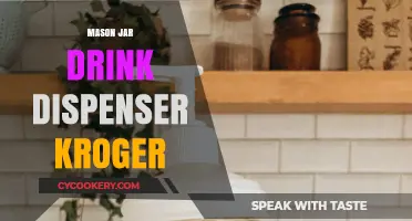 Kroger Mason Jar Drink Dispenser: Perfect for Parties & Gatherings
