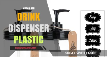 Creative Mason Jar Drink Dispenser Ideas with Plastic Components