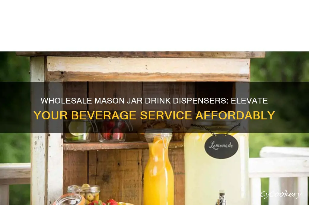 mason jar drink dispenser wholesale
