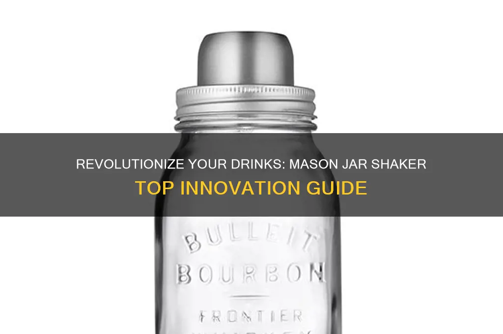 mason jar drink shaker top