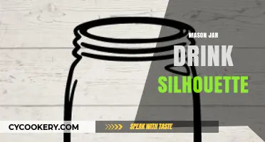 Elegant Mason Jar Drink Silhouettes: Crafting Creative Beverage Art