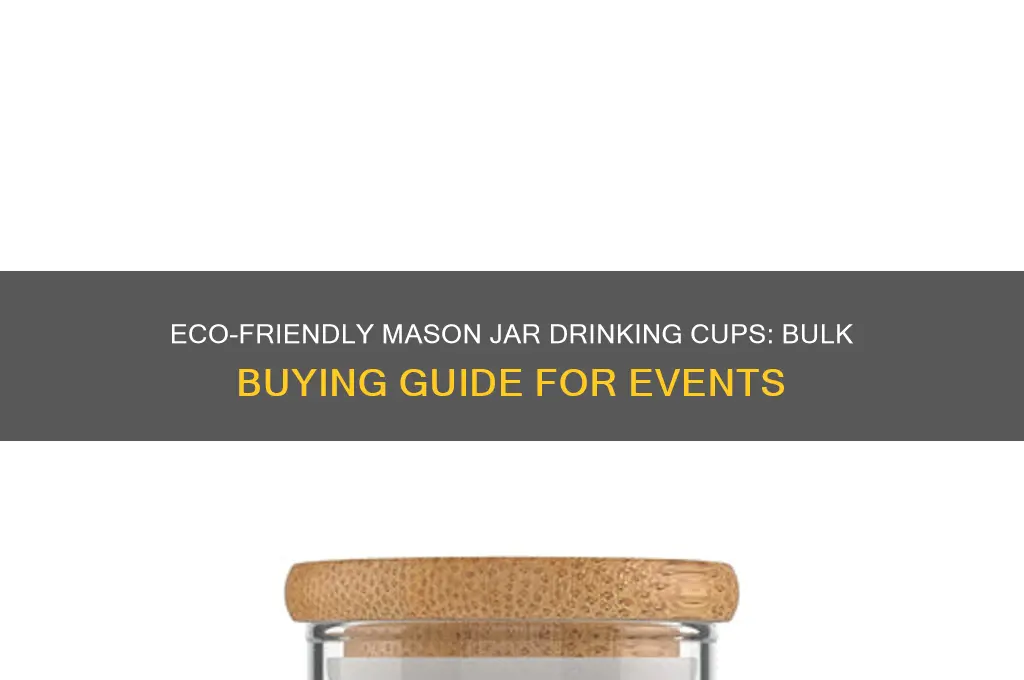 mason jar drinking cups bulk