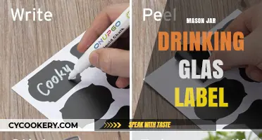 Creative DIY Mason Jar Drinking Glass Labels for Personalized Style