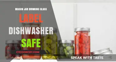 Dishwasher-Safe Mason Jar Drinking Glass Labels: Durable & Stylish Solutions