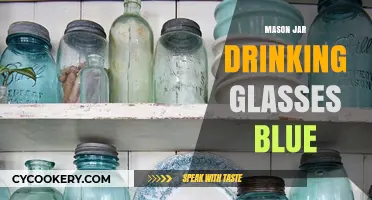 Blue Mason Jar Drinking Glasses: Stylish, Sustainable, and Versatile Tableware