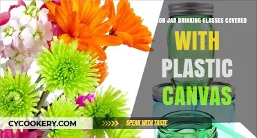 DIY Mason Jar Glasses: Plastic Canvas Wrap Tutorial for Crafters