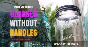 Stylish Mason Jar Glasses: Handle-Free Sipping for Modern Kitchens