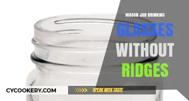 Smooth Sipping: Elegant Mason Jar Glasses Without Ridges for Modern Homes