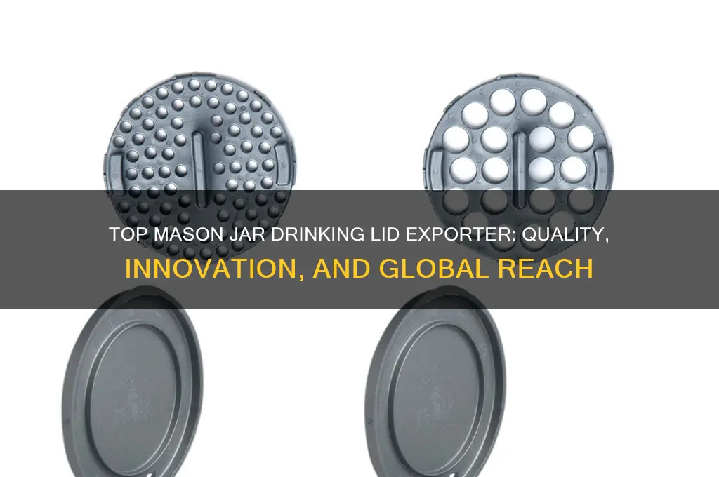 mason jar drinking lid exporter