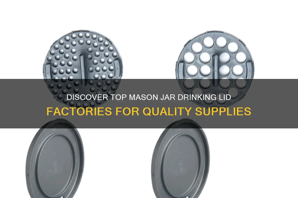mason jar drinking lid factories
